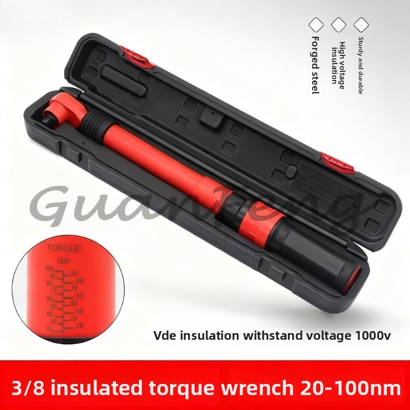 Insulated Torque Wrench 1000V Vde Electric - Kunci Torsi Pra-set Berinsulasi 5-25Nm VDE