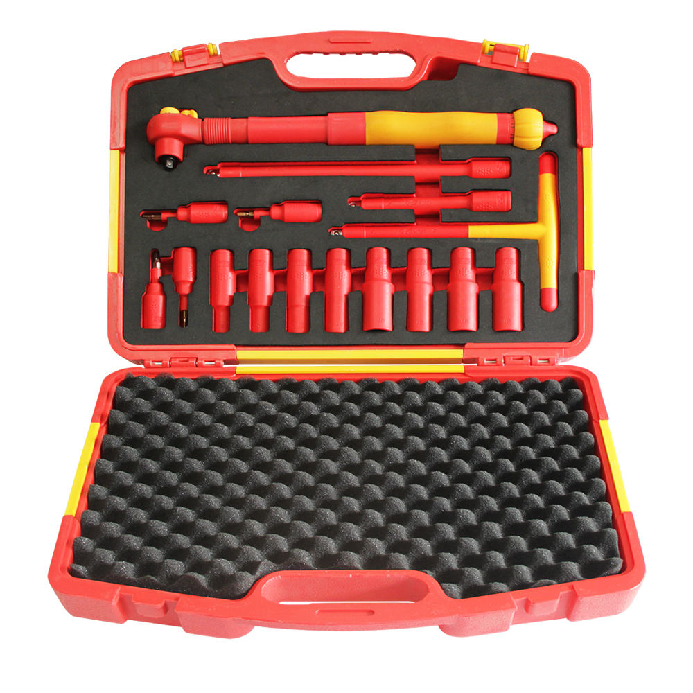 Insulated Torque Wrench 1000V Vde Electric - 16pcs Kunci Torsi VDE Terisolasi 1000V