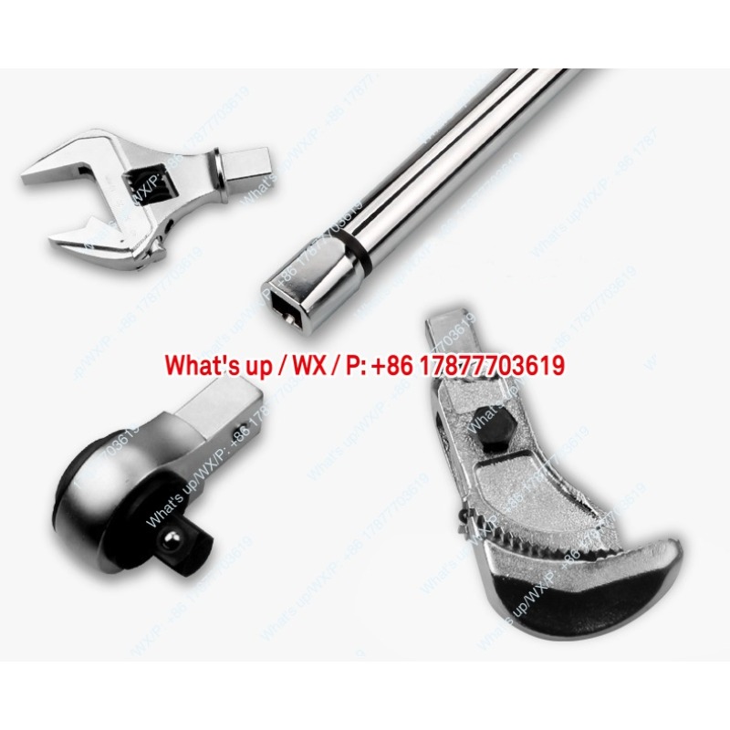 Kunci Torsi Digital Kepala Ter - Interchangeable Head Torque Wrench Open ulasan dan harga