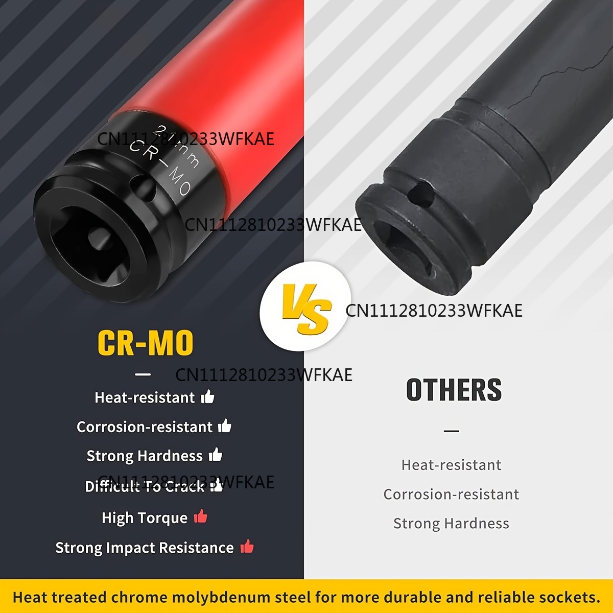 Soket Pelindung Roda 1/2 Inci, - Impact Socket Thin Wall Deep Metric Set ulasan dan harga