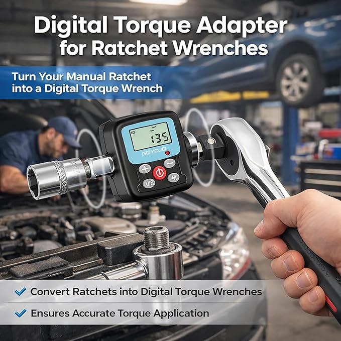 Adaptor Kunci Torsi Presisi Ko - Electronic Torque Adapter 3/8 1/2 Digital ulasan dan harga