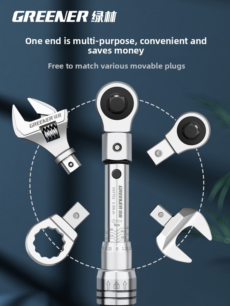 Kunci Pas Torsi Ujung Terbuka  - Interchangeable Head Torque Wrench Open ulasan dan harga