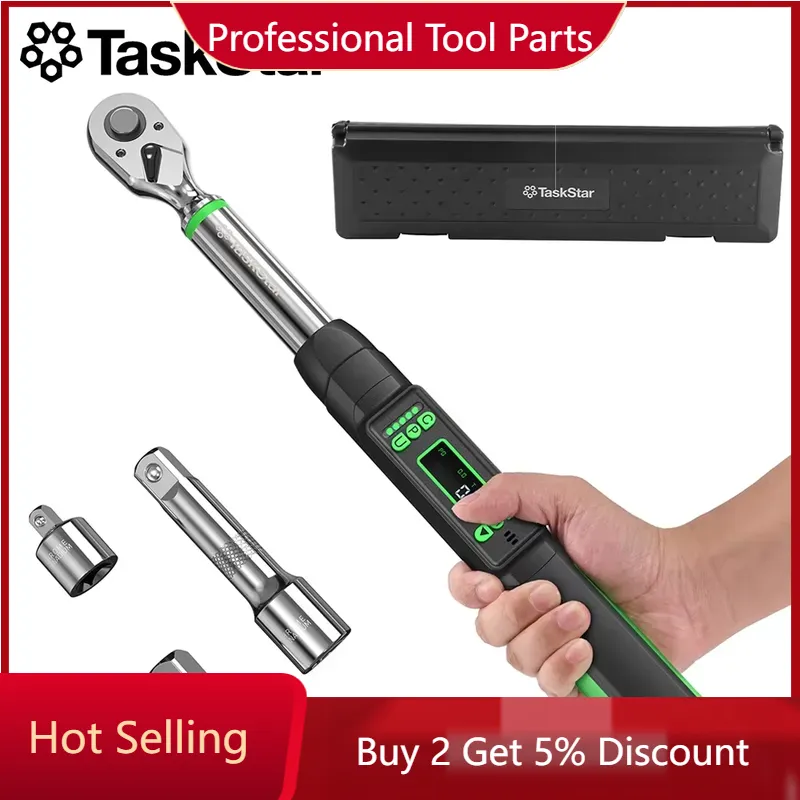TaskStar Kunci Torsi Digital 3 - Electronic Torque Adapter 3/8 1/2 Digital ulasan dan harga
