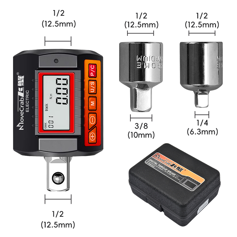 Adaptor Torsi Digital MoveCrab - Electronic Torque Adapter 3/8 1/2 Digital ulasan dan harga