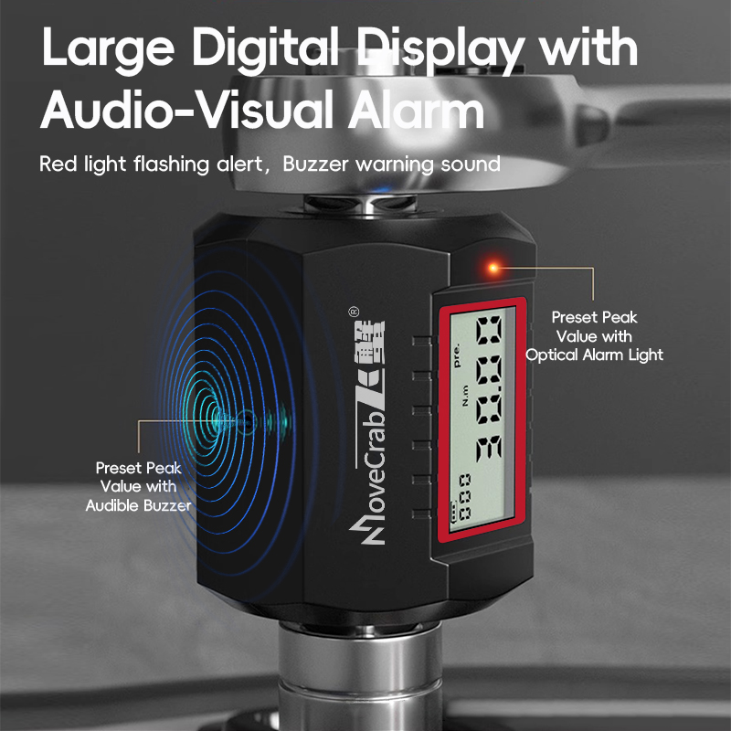 Adaptor Torsi Digital MoveCrab - Electronic Torque Adapter 3/8 1/2 Digital ulasan dan harga