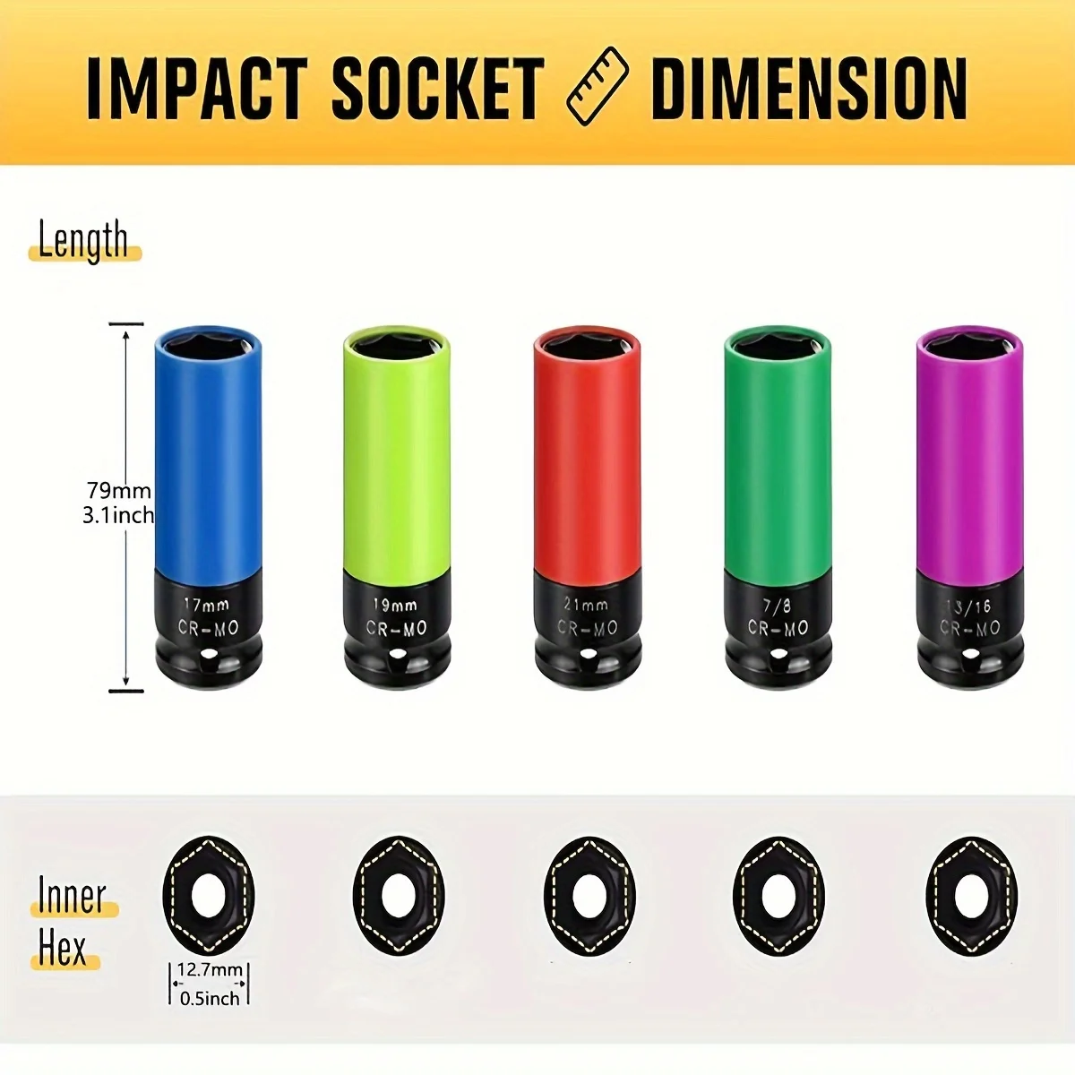 Set Soket Impact Dinding Tipis - Impact Socket Thin Wall Deep Metric Set ulasan dan harga