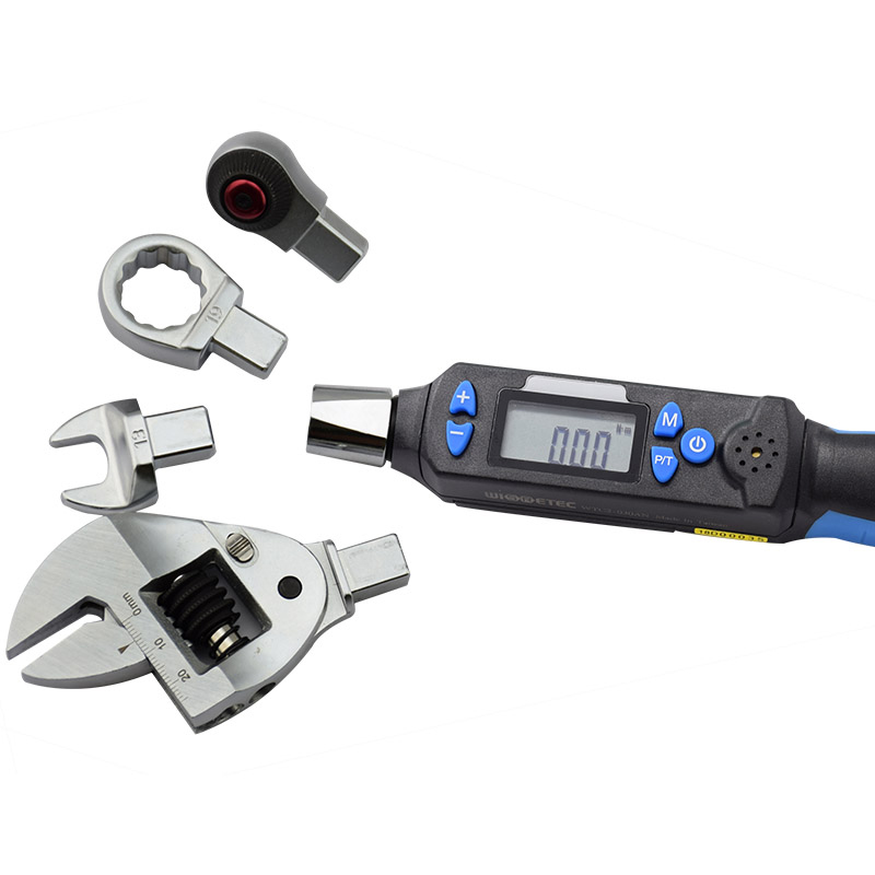 Kunci Pas Torsi Digital Elektr - Interchangeable Head Torque Wrench Open ulasan dan harga