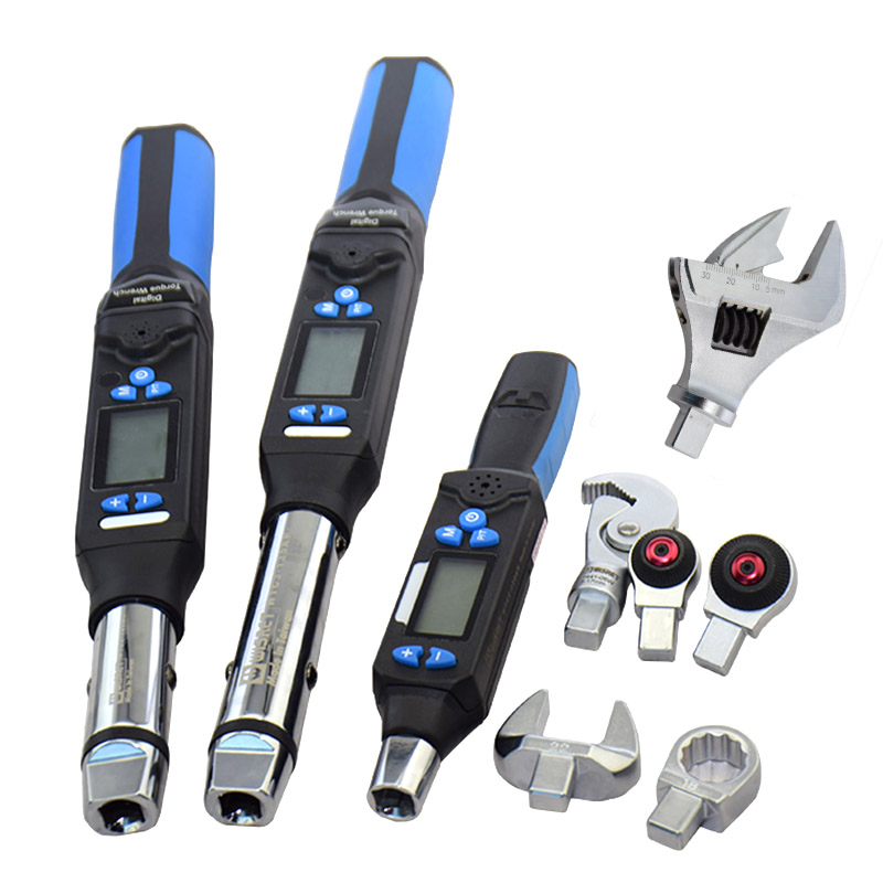 Kunci Pas Torsi Digital Elektr - Interchangeable Head Torque Wrench Open ulasan dan harga