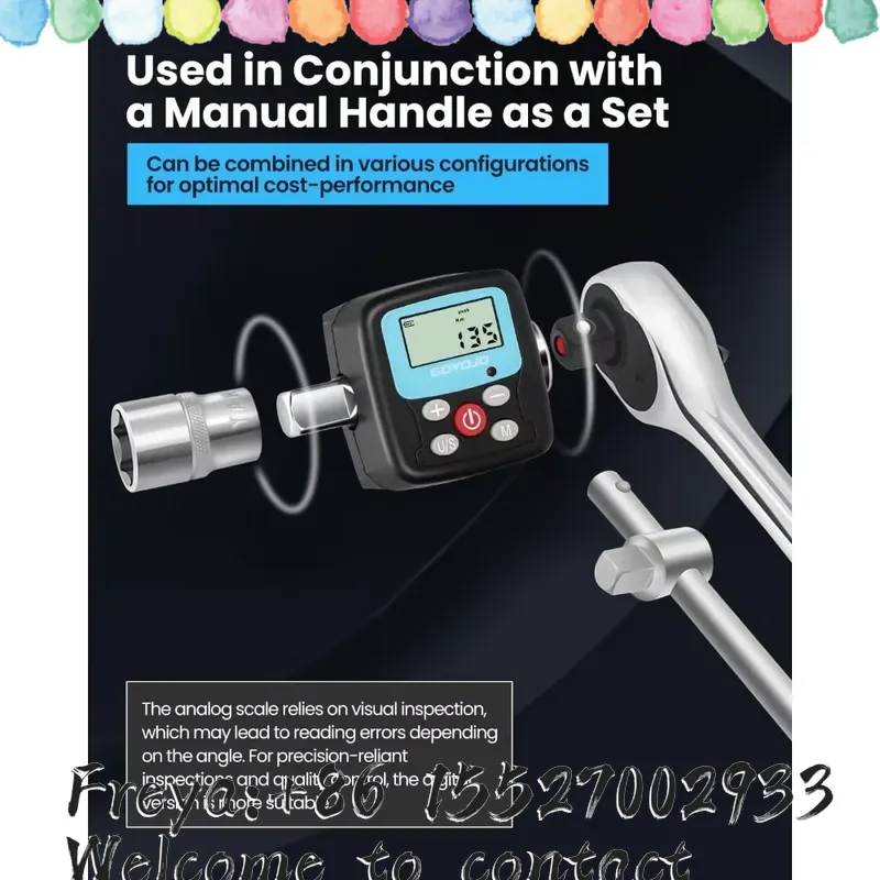 Adaptor Kunci Torsi Digital 1/ - Electronic Torque Adapter 3/8 1/2 Digital ulasan dan harga