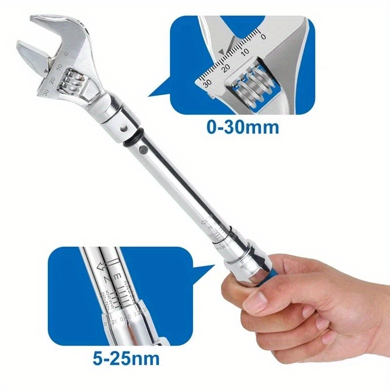 1 Buah Kunci Pas Torsi Sepeda  - Interchangeable Head Torque Wrench Open ulasan dan harga