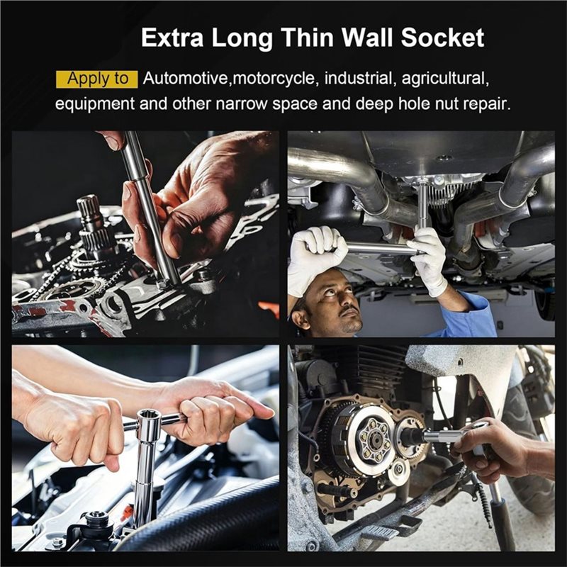 Set Soket Dalam Dinding Tipis  - Impact Socket Thin Wall Deep Metric Set ulasan dan harga
